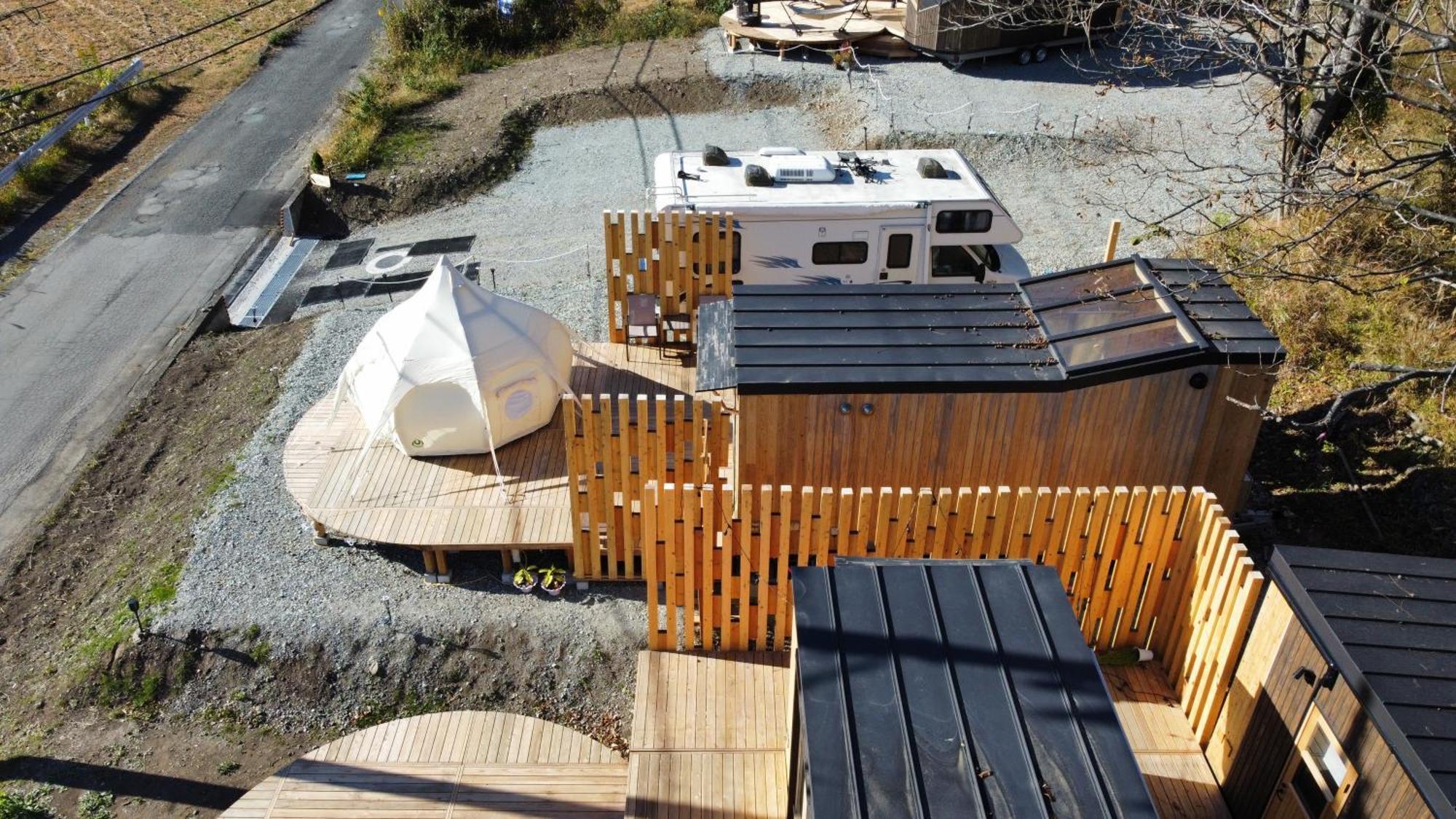 Hotel Fuji Dome Glamping Fudžikawagučiko Exteriér fotografie