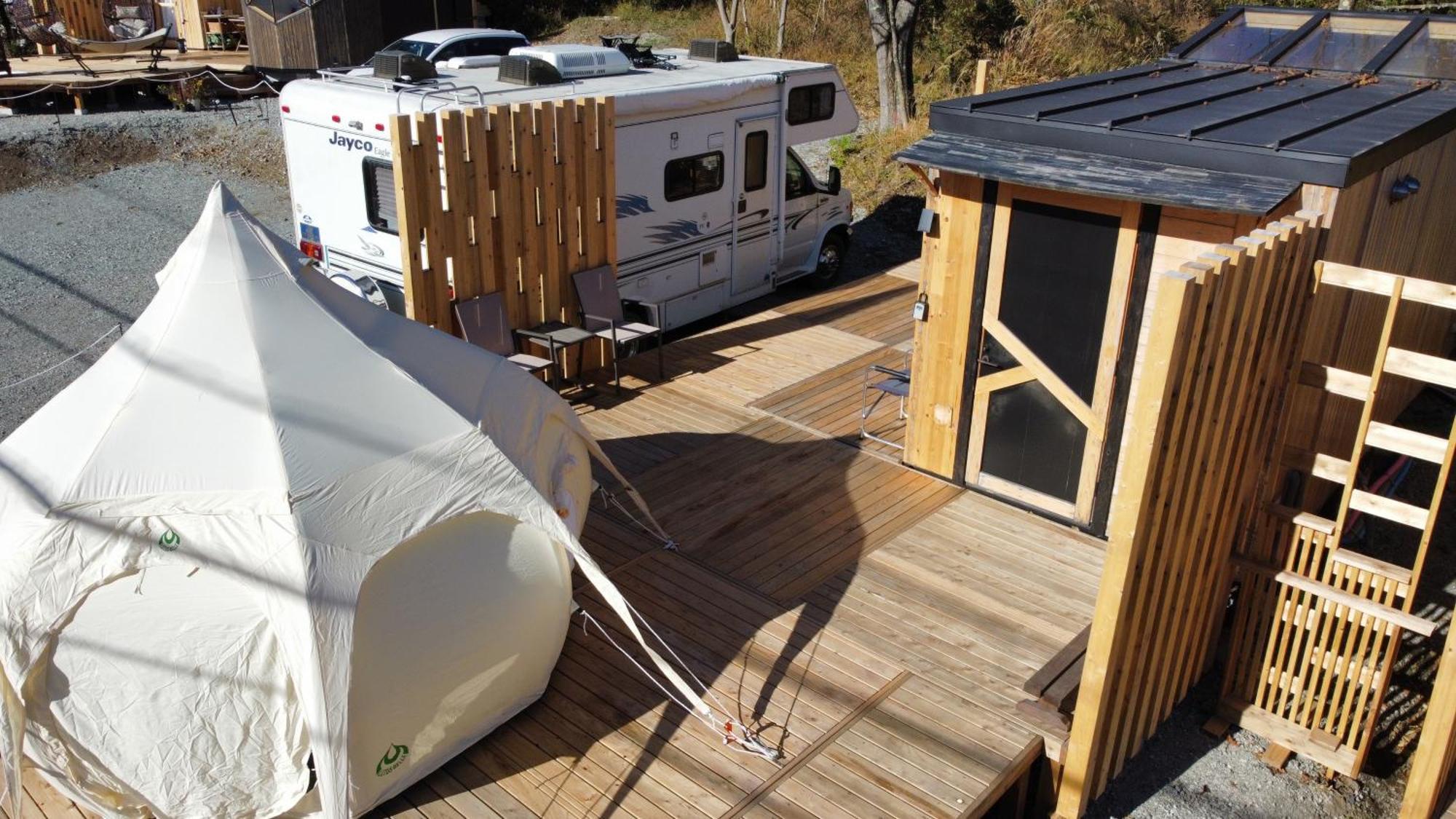 Hotel Fuji Dome Glamping Fudžikawagučiko Exteriér fotografie