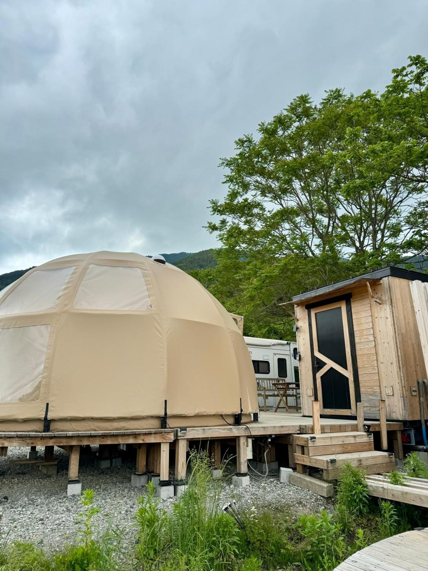 Hotel Fuji Dome Glamping Fudžikawagučiko Exteriér fotografie