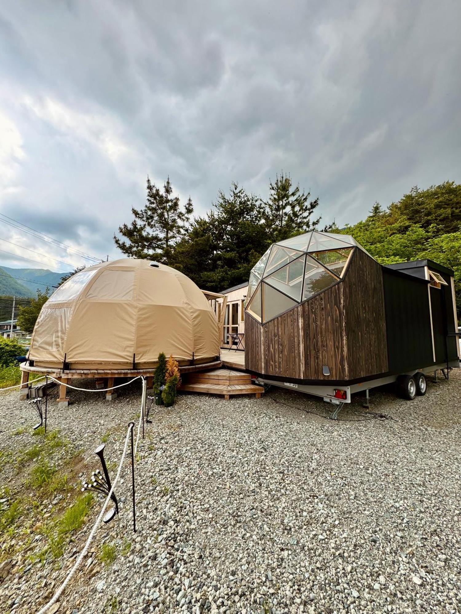 Hotel Fuji Dome Glamping Fudžikawagučiko Exteriér fotografie